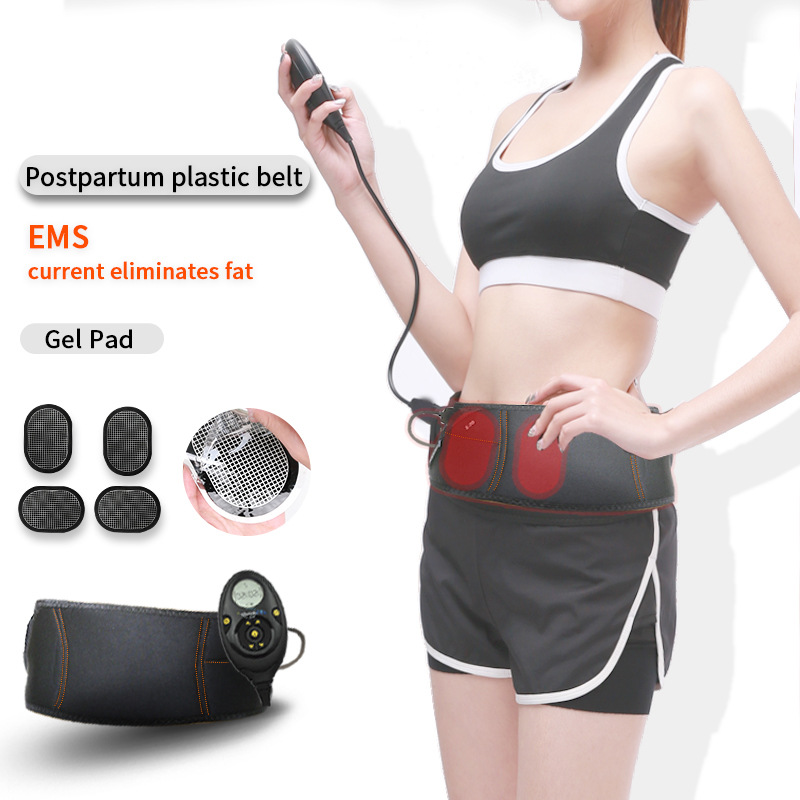 Home Gym Portable - ポータブルEMS筋肉刺激装置 腹筋トレーナーパッド 腹筋引き締めデバイス ホームフィットネスエクササイズトレーニング機器