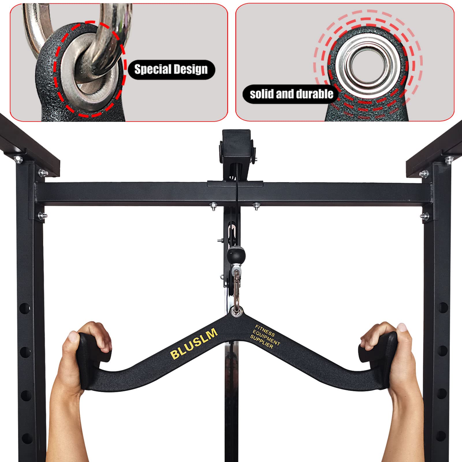 ホームジムフィットネスラットプルダウンハンドルグリップトレー - Lat Pulldown Cable のレビューと価格