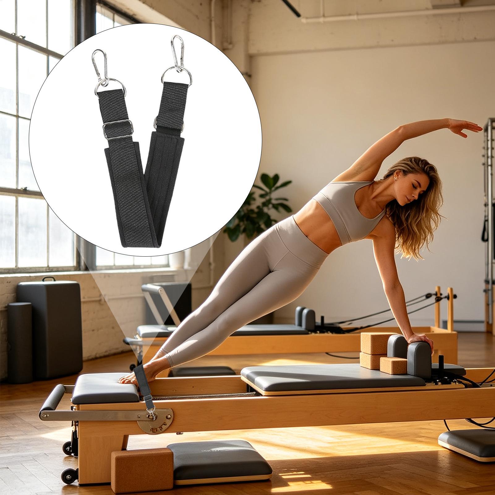 ピラティスフットストラップ厚みのある調節可能な滑り止め高耐久 - Home Gym Yoga のレビューと価格
