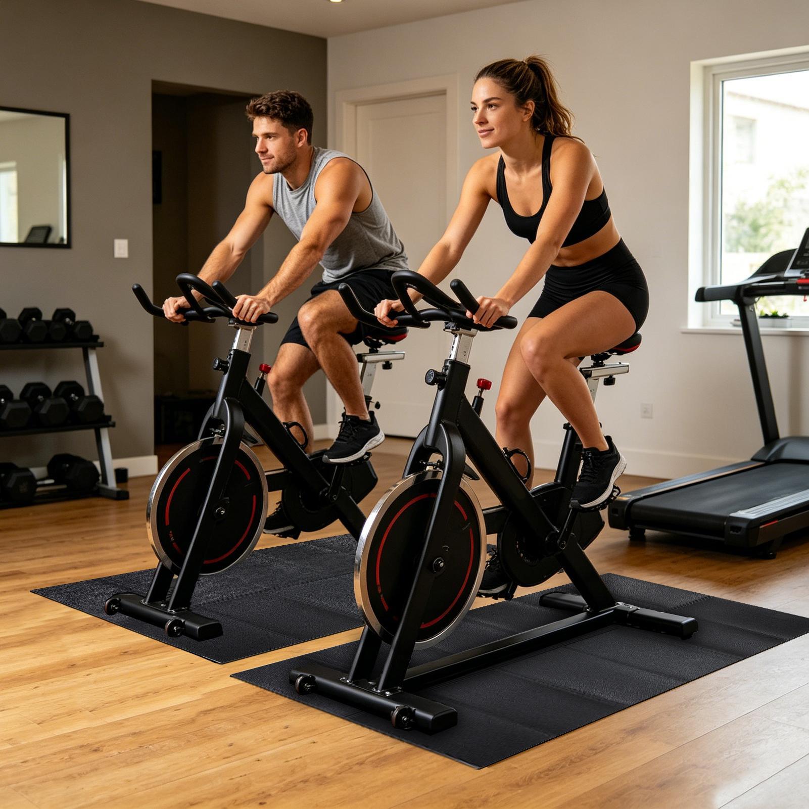トレッドミルパッド高耐久防水折りたたみ式堅木床用トレッドミル - Leg Home Gym Workout のレビューと価格